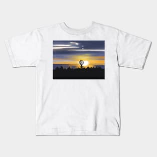 Midnight Sun at North Cape, Norway Kids T-Shirt